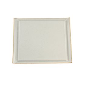 Porland Seasons Gri 32 cm Porselen Biftek Tabağı