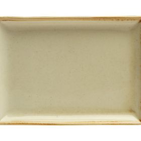 Porland Seasons Gri 35x26 cm Porselen Kahvaltı Tabağı