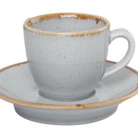 Porland Seasons Gri Tabaklı 80 cc Kahve Fincanı