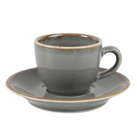 Porland Seasons Gri Tabaklı 80 cc Kahve Fincanı