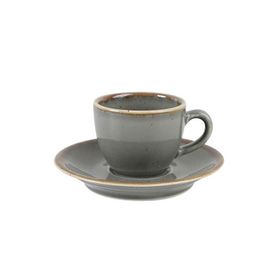 Porland Seasons Gri Tabaklı 80 cc Kahve Fincanı