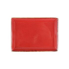 Porland Seasons Kırmızı 13x18 cm 6 Adet Kahvaltı Tabağı