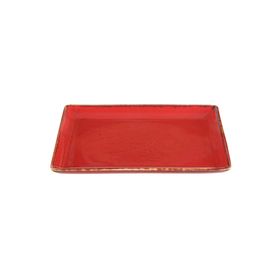 Porland Seasons Kırmızı 13x18 cm Kahvaltı Tabağı