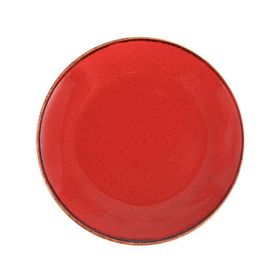 Porland Seasons Kırmızı 24 cm 6 Adet Düz Tabak