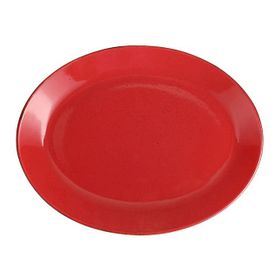 Porland Seasons Kırmızı 24 cm Kayık Tabak