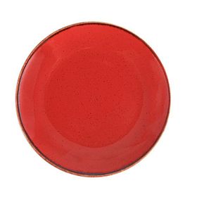 Porland Seasons Kırmızı 26 cm 6 Adet Düz Tabak