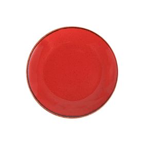 Porland Seasons Kırmızı 28 cm 6 Adet Düz Tabak