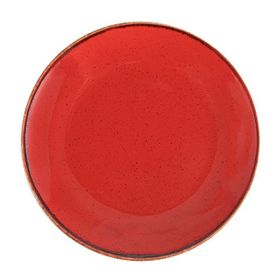 Porland Seasons Kırmızı 28 cm Düz Tabak