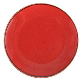 Porland Seasons Kırmızı 30 cm 6 Adet Düz Tabak