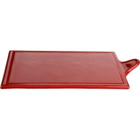 Porland Seasons Kırmızı 30x18 cm Porselen Peynir Tabağı
