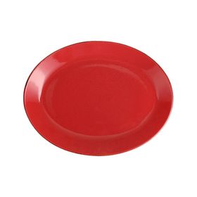 Porland Seasons Kırmızı 36 CM Kayık Tabak