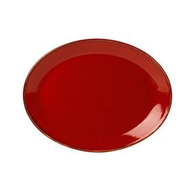 Porland Seasons Kırmızı 36 CM Kayık Tabak
