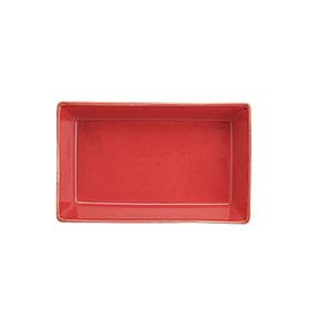 Porland Seasons Kırmızı 8x14 cm 3 Adet Kahvaltı&Meze Tabağı