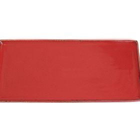 Porland Seasons Kırmızı Baton 16x35 cm 6 Adet Pasta Tabağı