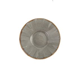 Porland Seasons Koyu Gri 11 cm Ergonomik Çay Tabağı