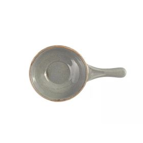 Porland Seasons Koyu Gri 14 cm Saplı Sunum Kasesi