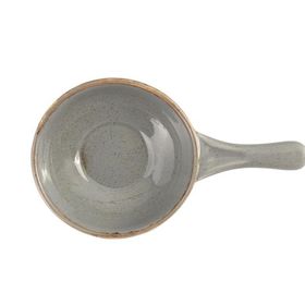 Porland Seasons Koyu Gri 14 cm Saplı Sunum Kasesi