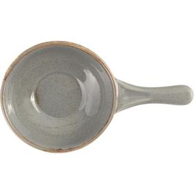 Porland Seasons Koyu Gri 14 cm Saplı Sunum Kasesi