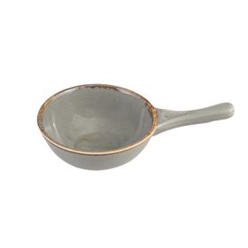 Porland Seasons Koyu Gri 16 cm Saplı Sunum Kasesi