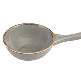 Porland Seasons Koyu Gri 16 cm Saplı Sunum Kasesi