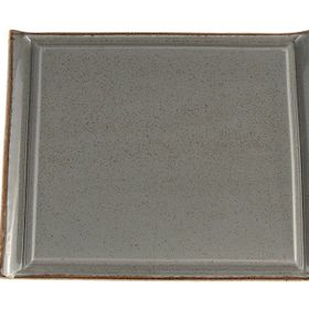 Porland Seasons Koyu Gri 32 cm Porselen Biftek Tabağı