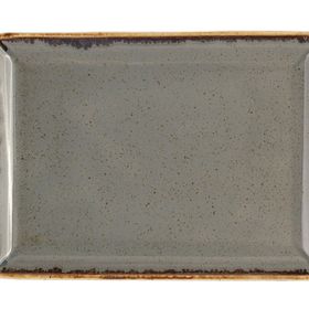 Porland Seasons Koyu Gri 35 cm Kahvaltı Tabağı