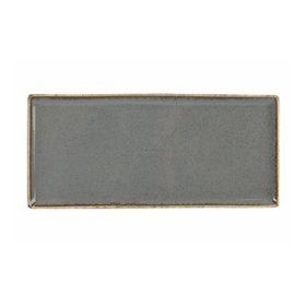 Porland Seasons Koyu Gri 35x16 cm Baton Pasta Tabağı