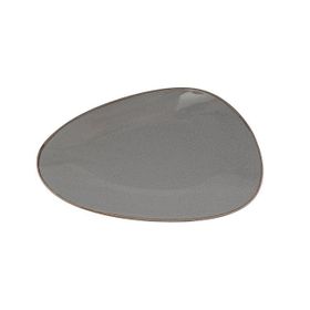 Porland Seasons Koyu Gri 37 cm Kayık Tabak
