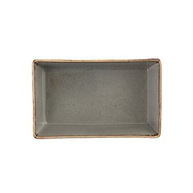 Porland Seasons Koyu Gri 8x14 cm Kahvaltı ve Meze Tabağı