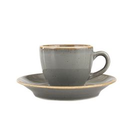 Porland Seasons Koyu Gri Tabaklı 80 cc 12 Adet Kahve Fincanı