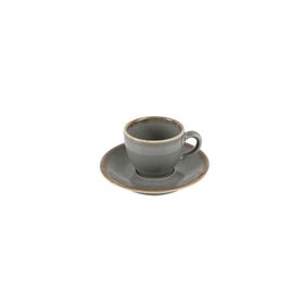 Porland Seasons Koyu Gri Tabaklı 80 cc Kahve Fincanı