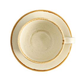 Porland Seasons Sarı 370 cc 6 Adet Tabaklı Çay Fincanı