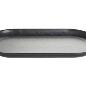 Porland Seasons Siyah 30 cm Porselen Kayık Tabak