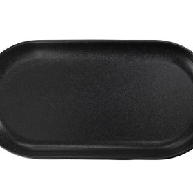 Porland Seasons Siyah 30 cm Porselen Kayık Tabak