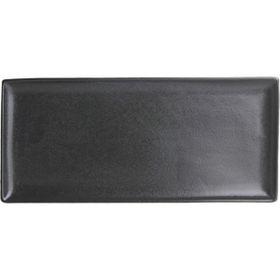 Porland Seasons Siyah 35x16 cm Porselen Baton Pasta Tabağı