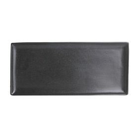 Porland Seasons Siyah 35x16 cm Porselen Baton Pasta Tabağı