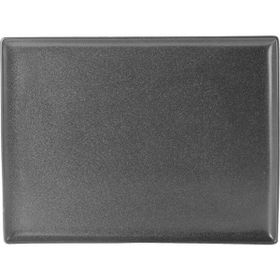 Porland Seasons Siyah 35x26 cm Porselen Kahvaltı Tabağı