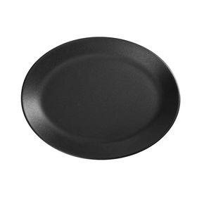 Porland Seasons Siyah 36 CM Kayık Tabak