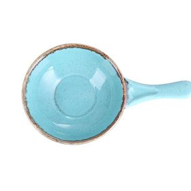 Porland Seasons Turkuaz 14 cm Saplı Sunum Kasesi