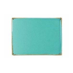 Porland Seasons Turkuaz 27x21 cm Porselen Kahvaltı Tabağı