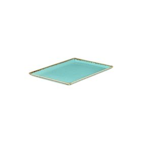 Porland Seasons Turkuaz 27x21 cm Porselen Kahvaltı Tabağı
