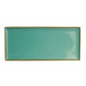Porland Seasons Turkuaz 35x16 cm Porselen Baton Pasta Tabağı