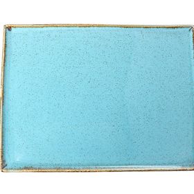 Porland Seasons Turkuaz 35x26 cm Kahvaltı Tabağı