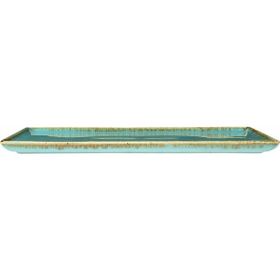 Porland Seasons Turkuaz 35x26 cm Porselen Kahvaltı Tabağı