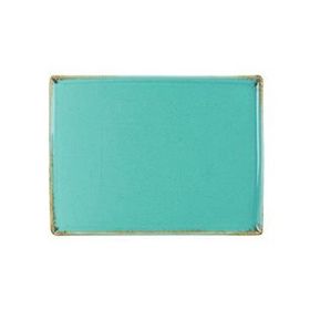 Porland Seasons Turkuaz 35x26 cm Porselen Kahvaltı Tabağı