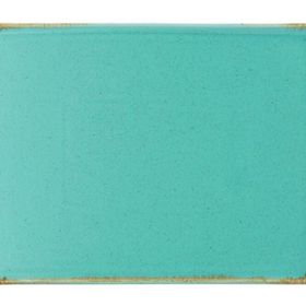 Porland Seasons Turkuaz 35x26 cm Porselen Kahvaltı Tabağı