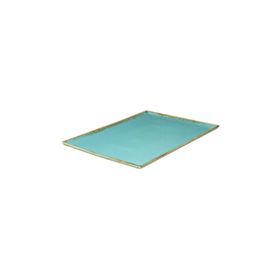 Porland Seasons Turkuaz 35x26 cm Porselen Kahvaltı Tabağı