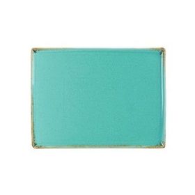 Porland Seasons Turkuaz 35x26 cm Porselen Kahvaltı Tabağı
