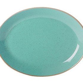 Porland Seasons Turkuaz 36 cm Porselen Kayık Tabak