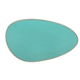 Porland Seasons Turkuaz 36 cm Porselen Kayık Tabak